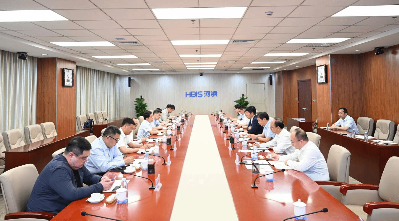 赢博在线手机版(大中国区)赴河钢集团有限公司调研交流